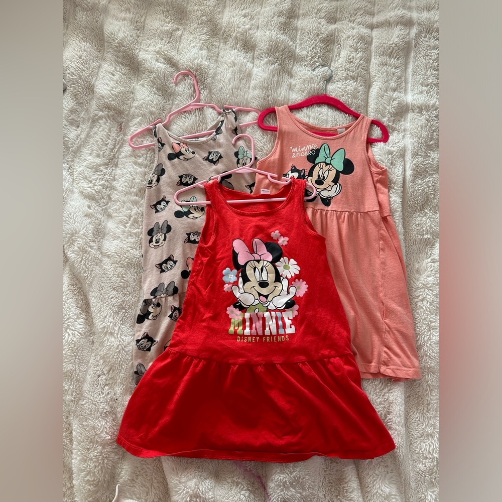 H&M Minnie Mouse Tank Too Dress Collection 5-6T